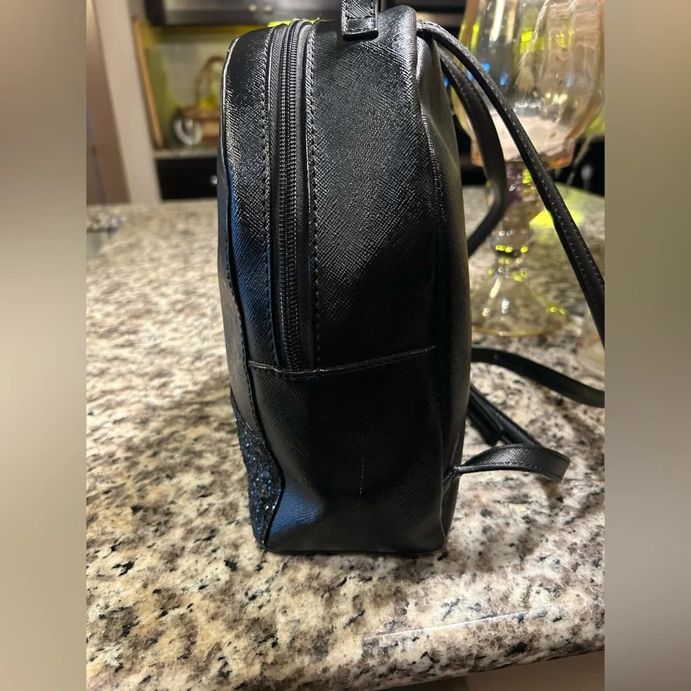 Kate Spade Black Glitter Backpack Greta Court Sammi